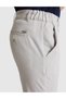 Light Gray Slim Fit Canvas Trousers 50321843-Vr001 - 6