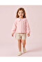 Girls Pink Embroidered Blouse - 2