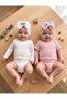 2-Pack Baby Bonnet Hat with Pattern, Baby Gift - 2