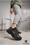 Women's White Black Sneaker Daily Walking Sports Shoes 069 - 3
