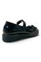 469-5 Orthopedic Girls' Black Patent Leather School Shoes - 5
