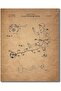 Soccer Patent Wall Art Set of 6, Vintage A4 Prints with Outer Frame - 2