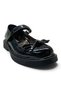 469-5 Orthopedic Girls' Black Patent Leather School Shoes - 3