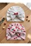 2-Pack Baby Bonnet Hat with Pattern, Baby Gift