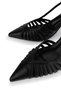 Women's Genuine Leather Black Heeled Shoes - 4