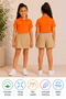 Lycra Combed Cotton Girls' Shorts Skirt with Elastic Waist - 2