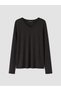 Vizyon New Season Black V-Neck Women's T-Shirt - 5