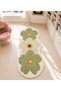 Eta Flower Themed Patterned Modern Woven Base Decorative Carpet Eta4128 - 2
