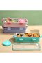 Stainless Steel 304 Lunch Box with Gravy Container, 2 Compartment Leakproof Tiffin Box, BPA-Free Food Storage for Kids, School, Office & Travel - 8