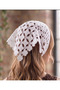 Bohemian Style Knitted Tie-Down Crown Bandana - 2