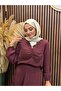 Ria Muslin Fabric Skirt Set |   Plum - 5