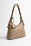 Women's Mink Color Medium Size Shoulder Bag Stylish and Elegant Daily Bag - 4