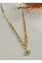 Kuyum Model Eye Charm Necklace - 2