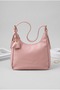 Women's Powder Color Medium Shoulder Bag Stylish and Elegant Daily Bag