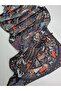 Luxury Voile Silk Shawl Hijab Foulard Scarf Shawl Double Sided Magical Forest Animal Figured Pattern 70 X 180 cm - 2