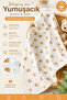Teddy Bear Patterned Cotton Baby Blanket Soft Breathable Four Seasons - 2