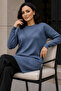 Patterned Tunic N3183 Indigo - 3
