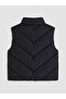 High Collar Women's Puffer Vest - 7