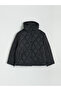 Xside Black Hooded Quilted Women's Puffer Jacket - 5
