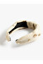 Linen Textured Stone Detailed Crown - 2