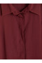 Burgundy Gabardine Women's Shirt Tunic - 7