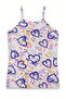 Girl's Patterned String Strap Undershirt and Printed Bato Set 10 Pieces (Tutku Authorized Seller) – 5 Patterned Undershirts 5 Bato Panties - 6