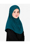 Girls Hijab for Kids – Modest Islamic Headscarf for Muslim Girls, Full-Coverage Pull-On Kids Hijab with Sparkling Embellished Front - 2