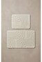 Path Premium Nordic Bohemian 2-Piece Bath Mat 60X100 60X50 cm Latex Non-Slip Base Washable - 3