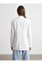 60815 Lyocell Blended Blazer Jacket-White - 3
