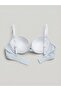 100% Cotton Underwire Push up Padded Lace Detailed Bra 75 80 85 90 - 4