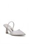 Elit Mst1149T Women's Classic Heeled Shoes Silver - 3