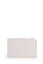 Wrist Strap Metal Detailed Clutch Women's Bag Madame Faux Leather White - 2