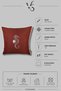 Embroidered Seahorse Patterned Decorative Piping Edged Water Repellent Fabric Orange 45*45 cm Cushion Cover Boat - Garden - Balcony - 5