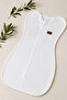 Baby Swaddle Sleeping Bag 100% Cotton Ribbed with Zipper - 5