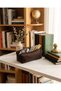 Brown Leopard Detailed Stylish Fabric Pen Holder & Makeup Bag - 5