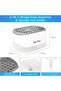 2 in 1 Dish Soap Pump Dispenser and Sponge Holder for Kitchen Sink Countertop, 12 Ounces / 350ml One-Press Dishwashing Dish Liquid Soap Pump Dispenser, White - 2
