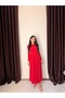 Women's Crew Neck Long Sleeve Dress - 5
