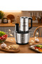 800W Electric Meat Grinder, 3.8L Stainless Steel Bowl, 6-Blade Multifunctional Meat Mincer with 3-Speed Control, Food Chopper & Processor for Meat, Vegetables, Nuts and Kitchen Use