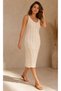 Women's Openwork Knitted Dress - 3