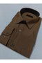 Men's Regular Fit Classic Cut Cotton Oxford Texture Single Pocket Collared Shirt