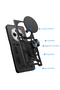 Case Compatible with Xiaomi Redmi 17C, Sliding Camera Protection, Ring Magnet, Tank Cover, Black - 7