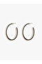 Stone Detailed Hoop Earrings