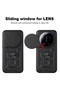 Case Compatible with Xiaomi 17 Ultra with Sliding Camera Protection, Ring and Magnet Tank Cover, Black - 2
