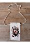 Cotton Raw Fabric Flower Figured Mobile Phone Bag - 2