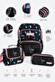 Girl's 3-Piece School Bag Set - Backpack, Lunch Bag, Pencil Case - 4