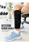 Sports Calf Support Device with Adjustable Band, Black