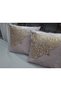 2 Velvet Cushion Covers/40X40Cm/Glittery S-Leather Embroidery/Gold Leather Embroidery on Powder Velvet - 5