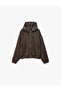 Cotton Comfortable Fit Long Sleeve Stitched Detail Hooded Zipper Pocket Denim Jacket - 3