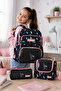Girl's 3-Piece School Bag Set - Backpack, Lunch Bag, Pencil Case - 2