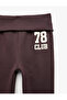 Wide Leg Printed Sweatpants with Ribbon Detail - 7